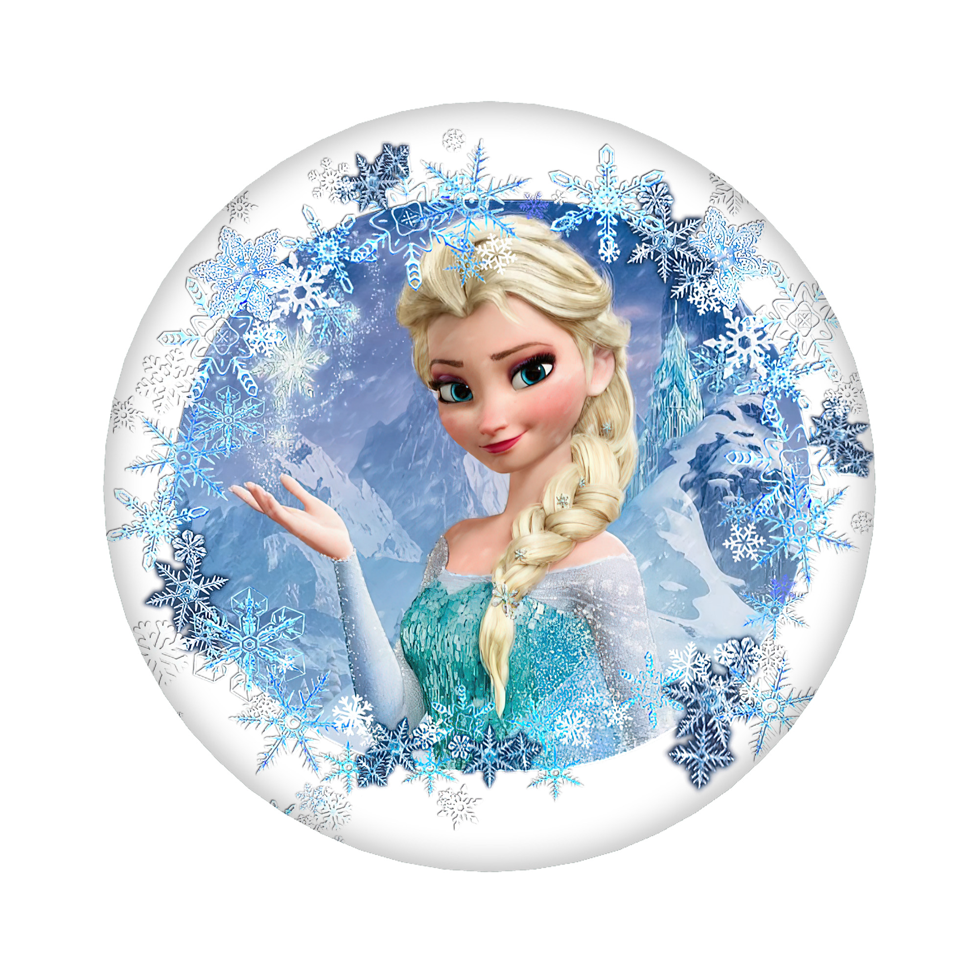 （画像用） アナと雪の女王 アンナ エルサ Frozen Anna Elsa 6cm 缶バッジ 複数セット