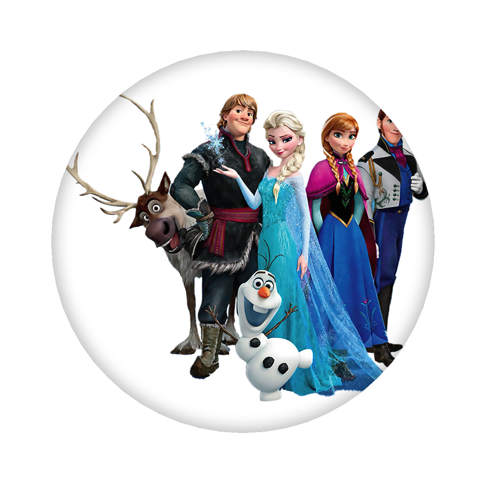 （画像用） アナと雪の女王 アンナ エルサ Frozen Anna Elsa 6cm 缶バッジ 複数セット